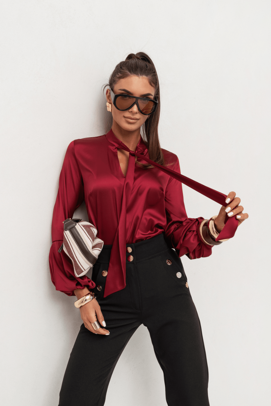 Дамски цигари - панталон KAY – Елегантни, черни (95% вискоза, 5% еластан) LaBalancia Roberto Fashion Store Set 5907378518562 S