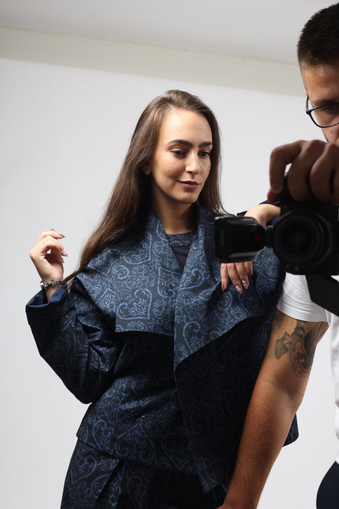 Дамски Комплект от 3 части, Син La Sagrada Roberto Fashion Store Set LSG0311SETBLUHRT38 38 Син