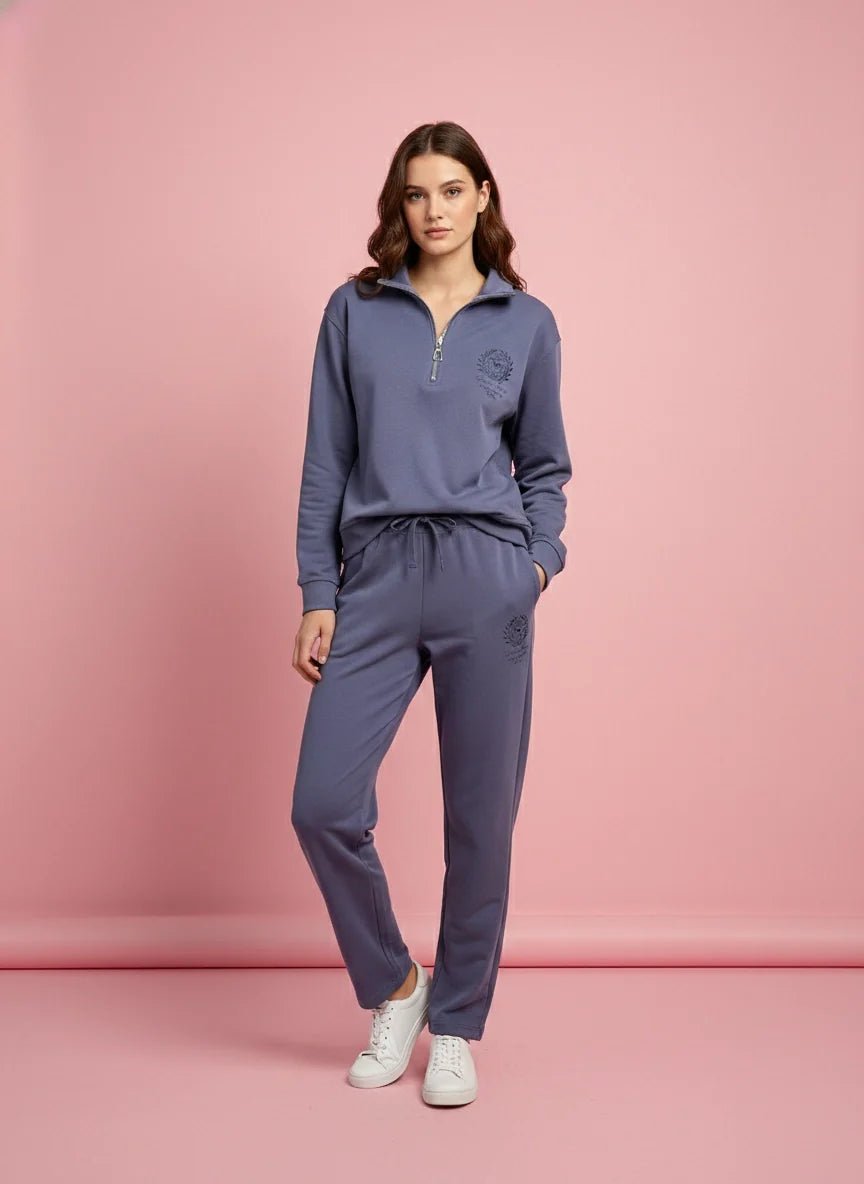 Дамски Спортен Комплект от 2 части с Модал, Лилав So Cute Roberto Fashion Store Set SOC1302SETLILMODS S