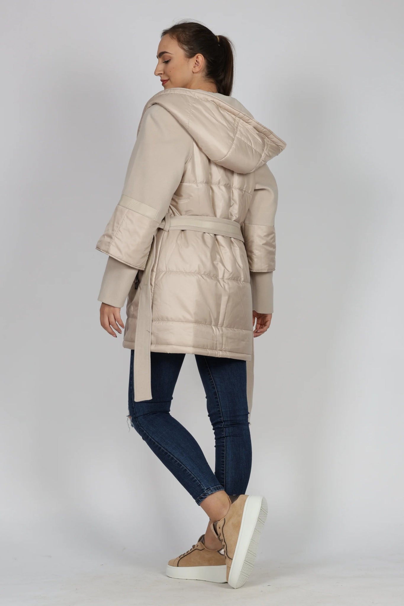 Дамско Палто, Бежов Roberto Fashion Roberto Fashion Store One piece AGS0612COABEISPT38 38