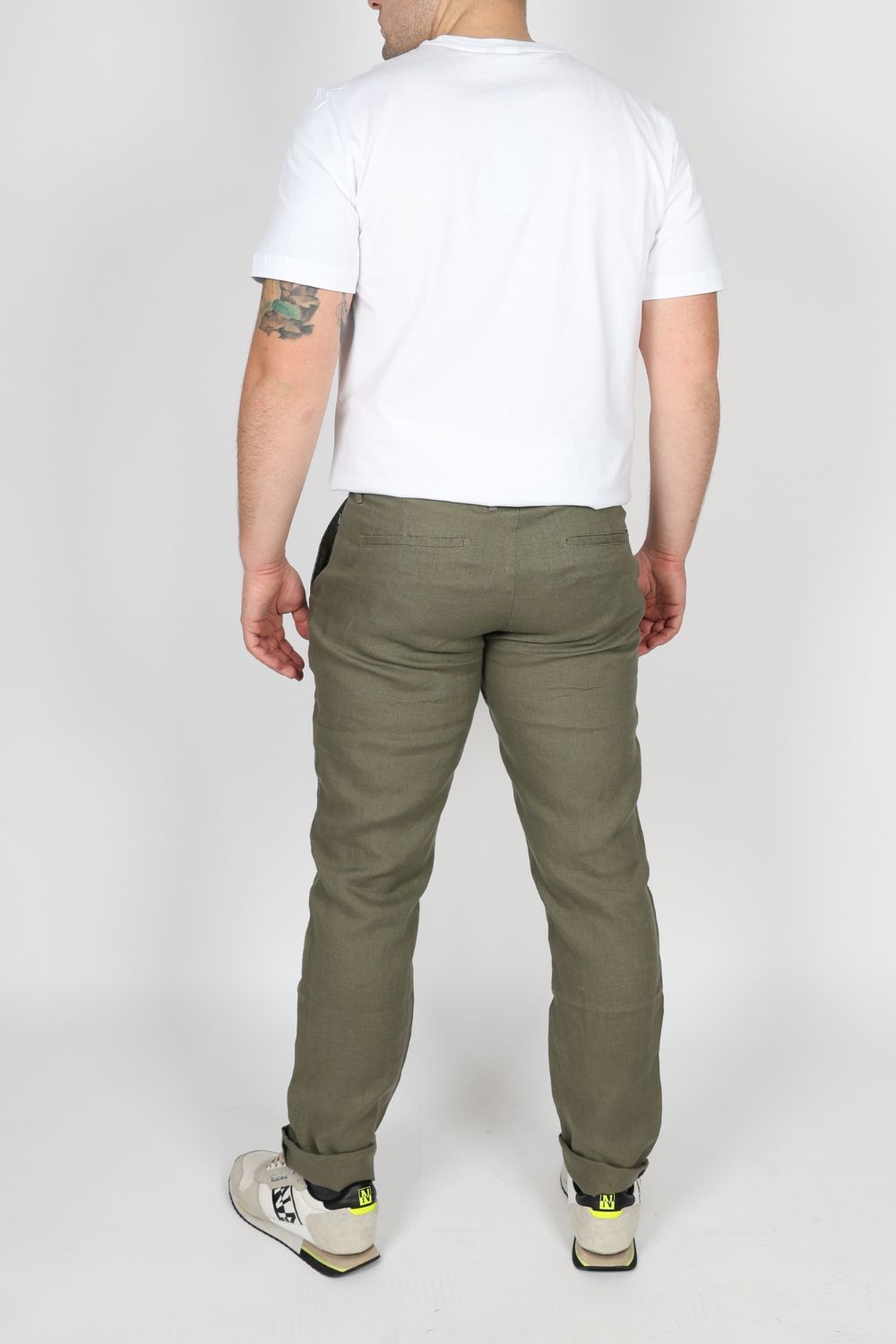 Men's Trousers, Beige, Brown, Green &amp; Dark Blue