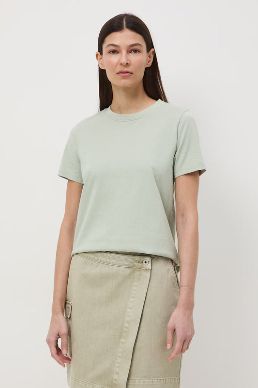 Дамска памучна зелена тениска 100% памук