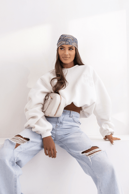 Дамска блуза REMY - екрю, памук с еластан, универсален размер LaBalancia Roberto Fashion Store Set 5907378518852 UNI