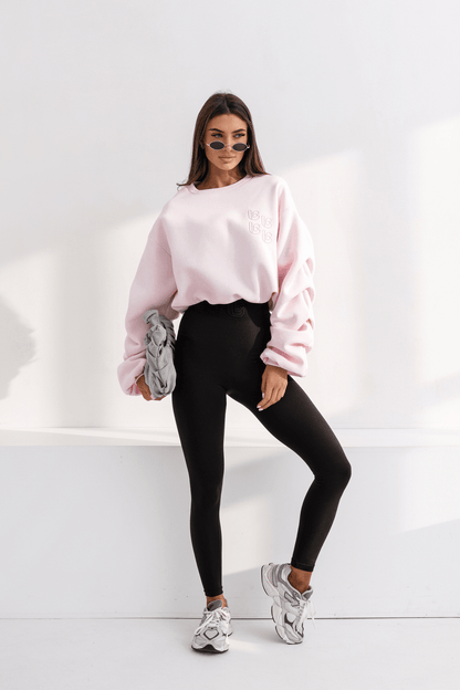 Дамска блуза REMY - светлорозова, памук с еластан, универсален размер LaBalancia Roberto Fashion Store Set 5907378518869 UNI