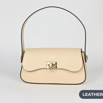 Дамска Чанта от Естествена Кожа, Бежов Roberto Fashion Roberto Fashion Store Bag AVI0912BAGBEITUSTU TU