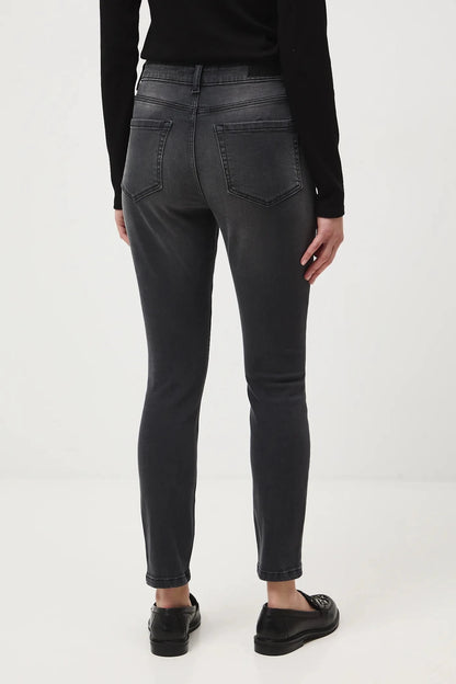 Дамски дънки тип "Slim Fit" в класическо черно с избелял ефект Medicine Roberto Fashion Store Jeans RS26SJD011-90J-36 36