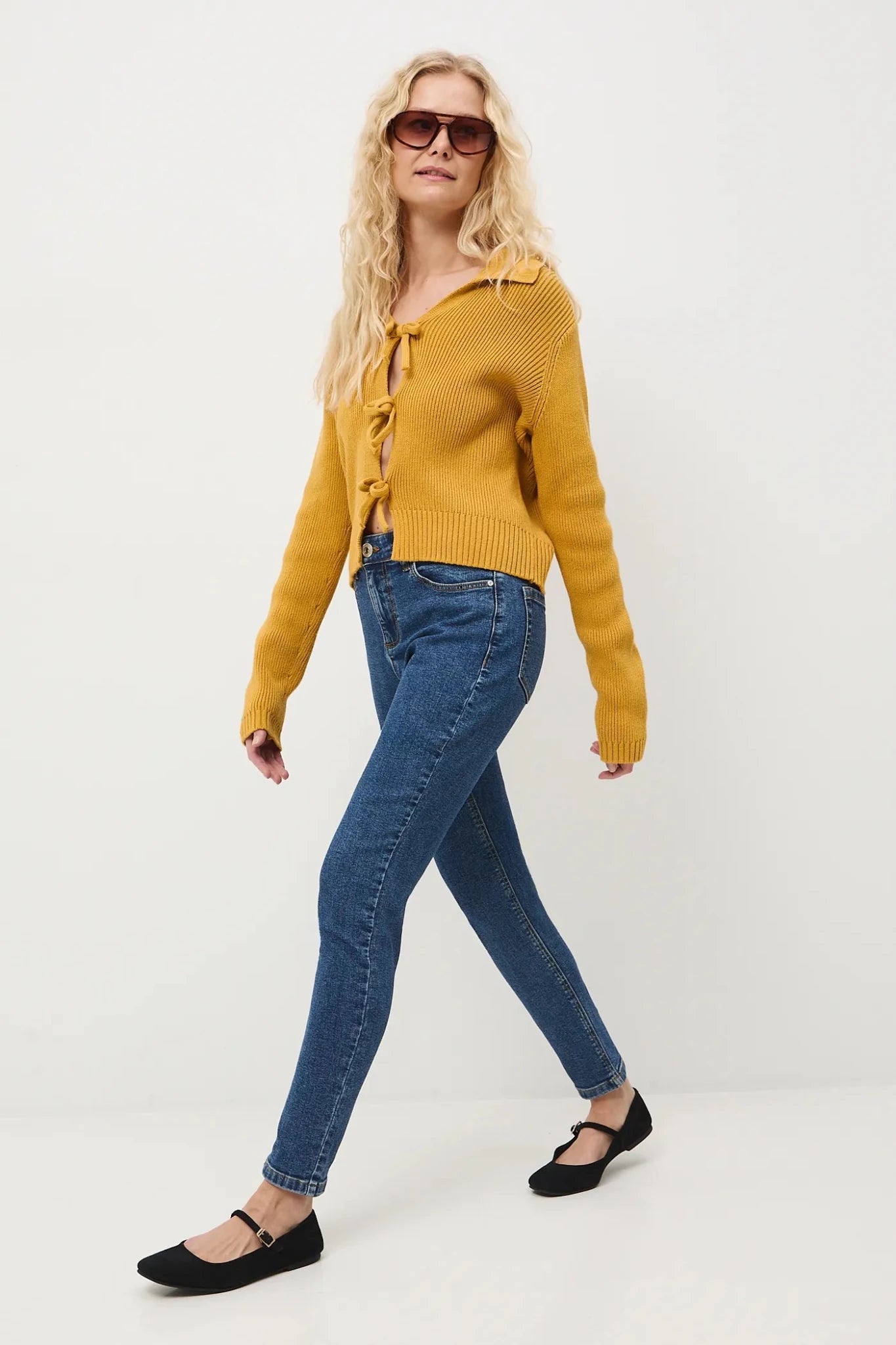 Дамски дънки тип "Slim Fit" в класическо синьо Medicine Roberto Fashion Store Jeans RS26SJD010-55J-36 36