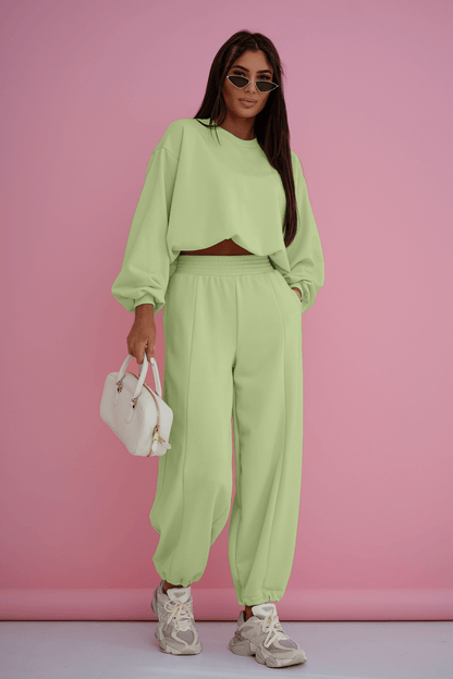 Дамски комплект BRONX - Облекло, Matcha (Зелено) LaBalancia Roberto Fashion Store Set 5907378520497 UNI