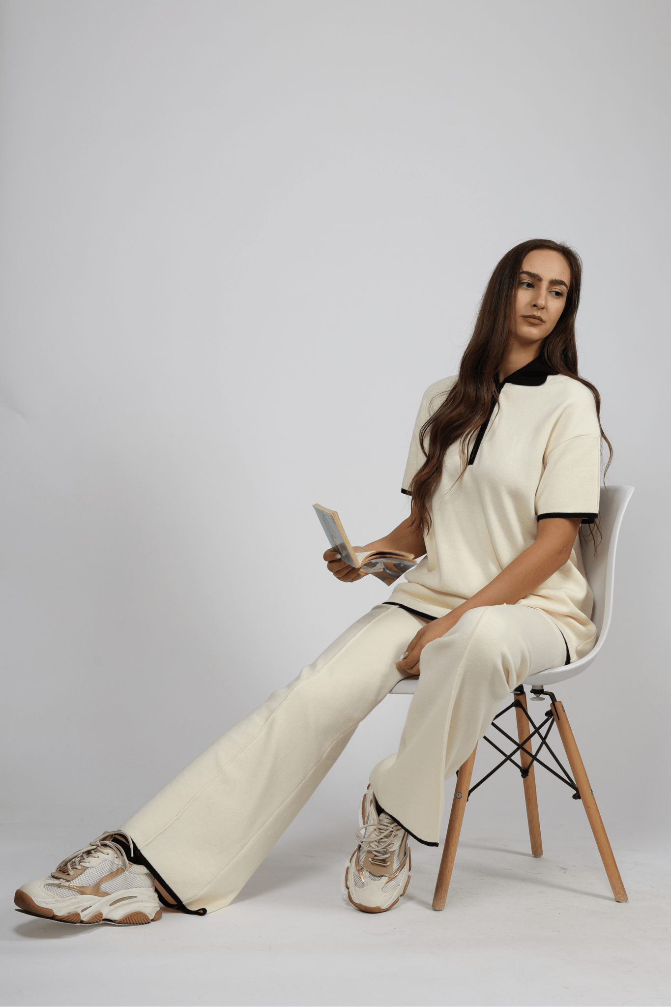 Women's 2-piece set, Beige