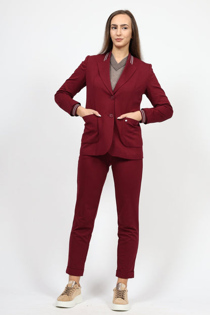 Women's 2-piece set, Bordeaux