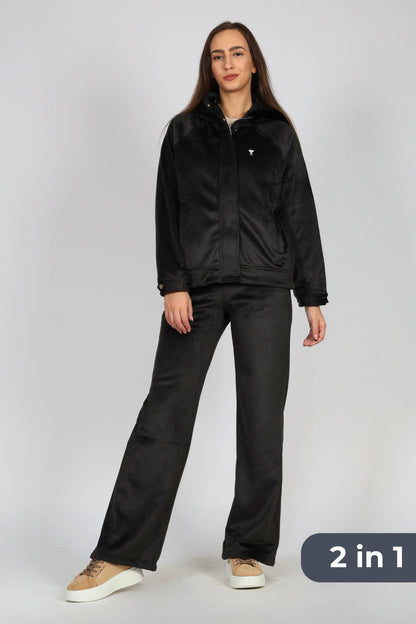 Дамски Комплект от 2 Части, Черен So Cute Roberto Fashion Store One piece SOC0612SETBLK2PCS S