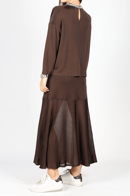 Women's 2-piece set, Brown