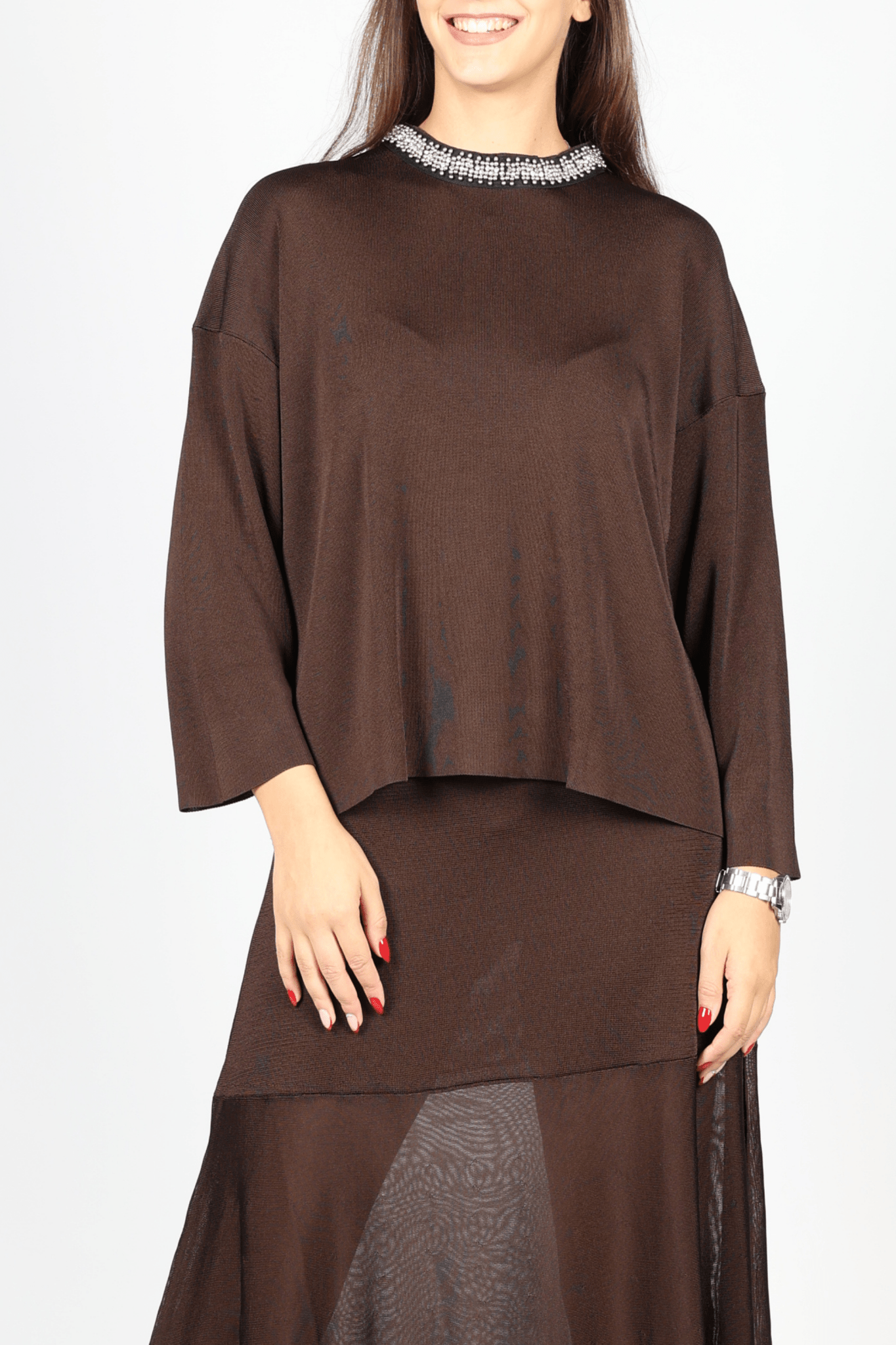 Women's 2-piece set, Brown