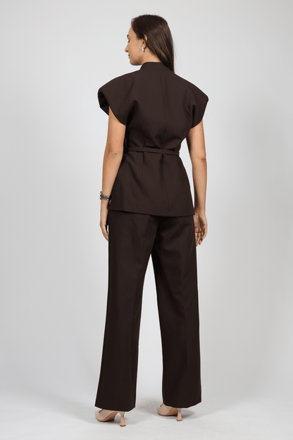 Women's 2-piece set, Brown