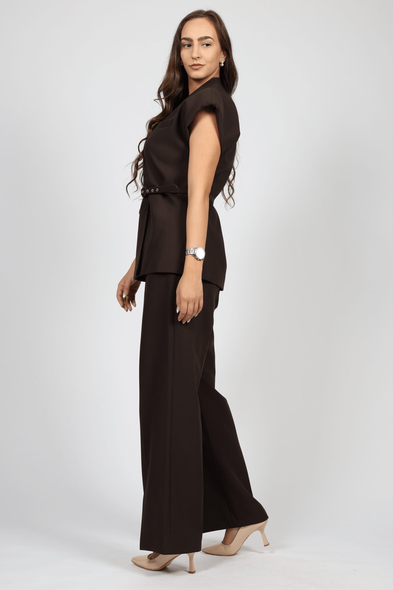 Women's 2-piece set, Brown