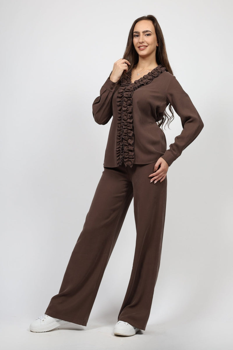 Women's 2-piece set, Brown