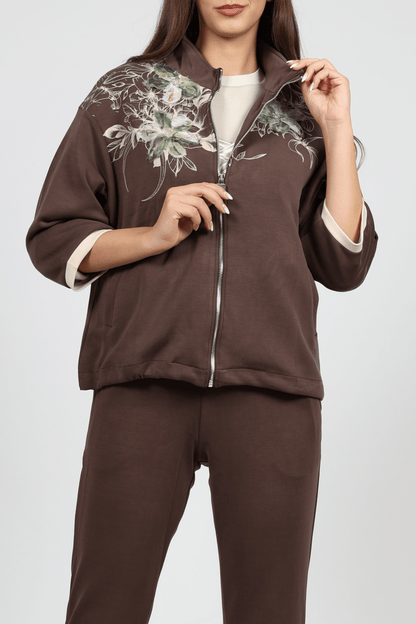 Women's 2-piece set, Brown