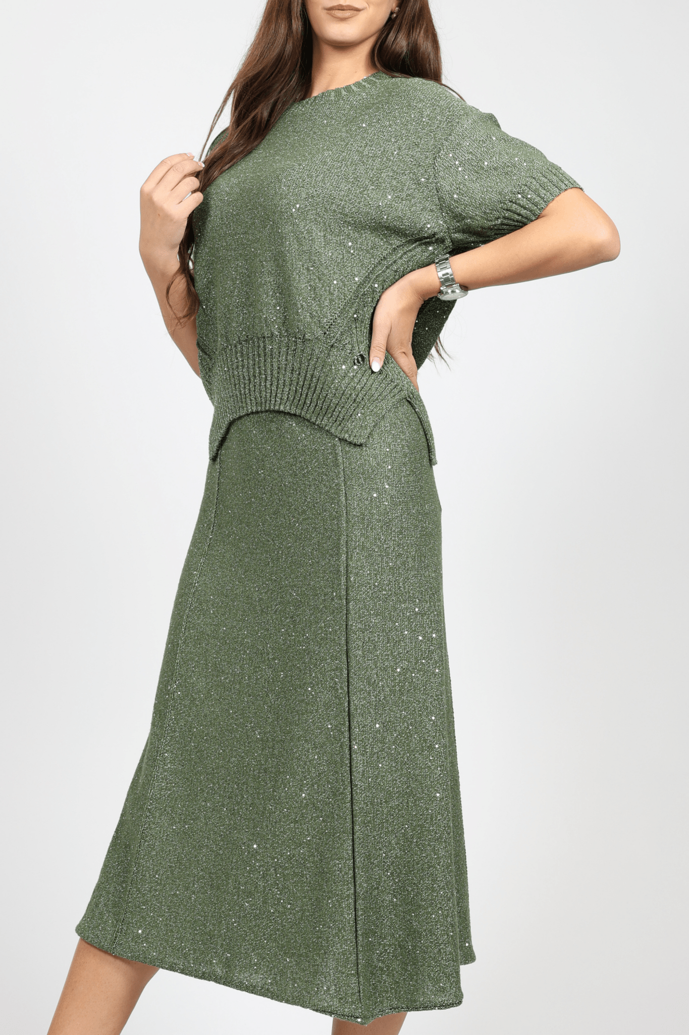 Women's 2-piece set, Green 