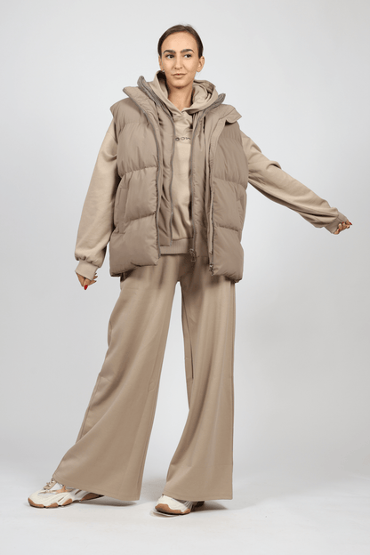 Women's 3-piece set, Beige