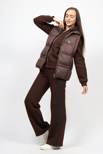 Women's 3-piece set, Brown