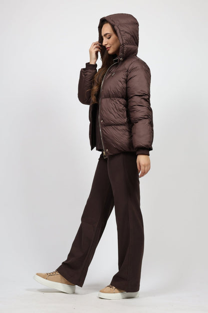 Дамски Комплект от 3 части, Кафяв So Cute Roberto Fashion Store Sweater SOC1411SETBRWJCKS S Кафяв