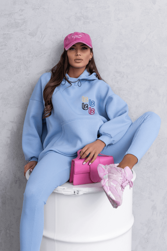 Дамски Комплект RARITY - Блестящо Бежово с елегантна блуза и легинси LaBalancia Roberto Fashion Store Set 5907378518913 XS/S