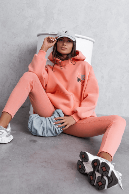 Дамски Комплект RARITY - Корал с елегантна блуза и удобни легинси LaBalancia Roberto Fashion Store Set 5907378518944 XS/S