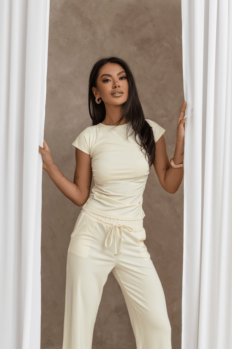 Дамски комплект SHIRA – Облекло, Марка SHIRA, Жълт LaBalancia Roberto Fashion Store Set 5907378521715 M/L