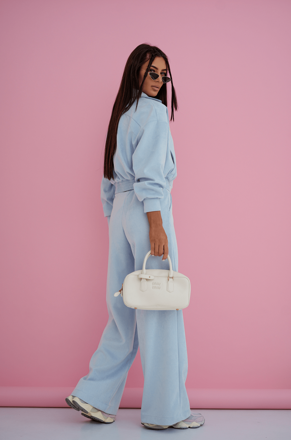 Дамски комплект SKYE — Облекло, Бранд SKYE, Бледосин (Бълакит) LaBalancia Roberto Fashion Store Set 5907378520459 M/L
