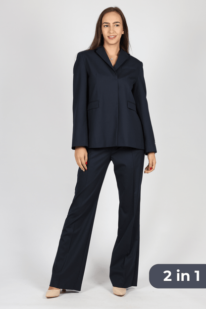 Women's 2-piece Suit, Blue