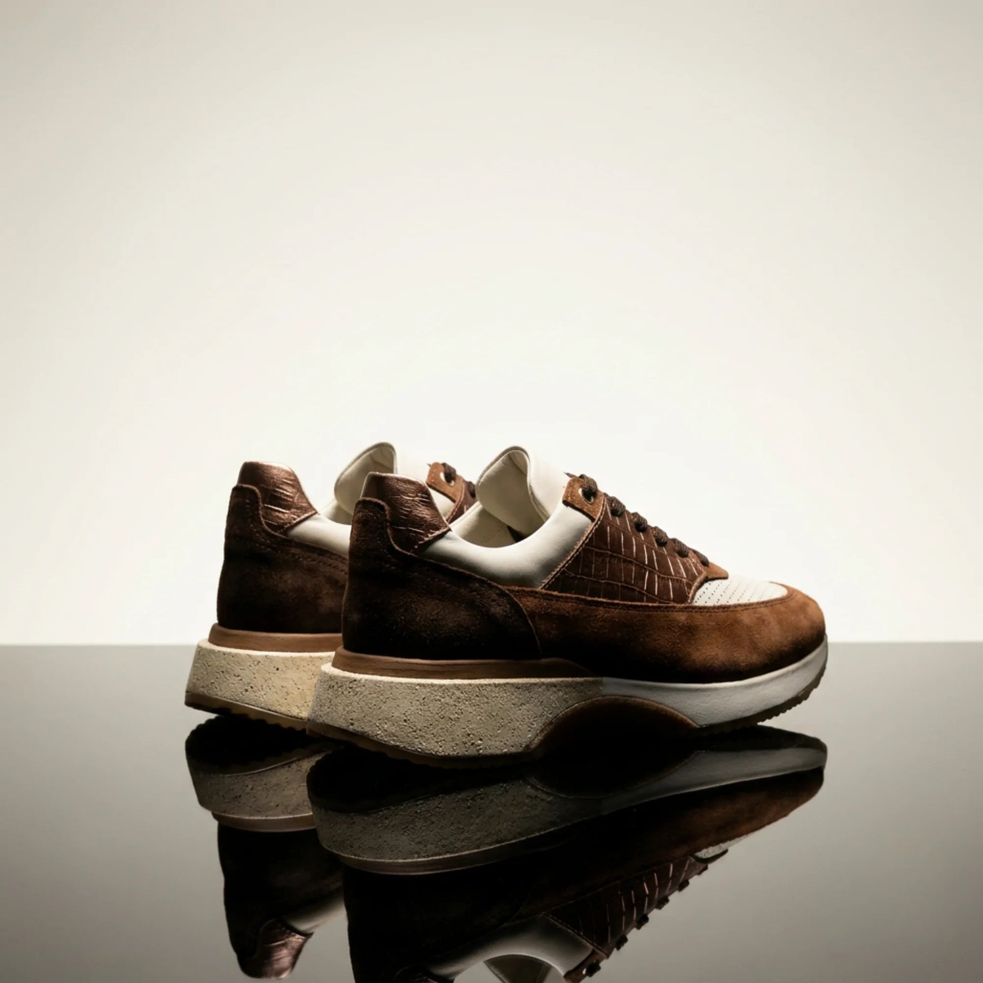 Дамски Кожени Спортни Сникърси, Кафяв Roberto&Co Roberto Fashion Store Sneakers NUS0402SNEBROLEA37 37
