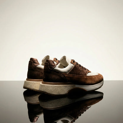 Дамски Кожени Спортни Сникърси, Кафяв Roberto&Co Roberto Fashion Store Sneakers NUS0402SNEBROLEA37 37