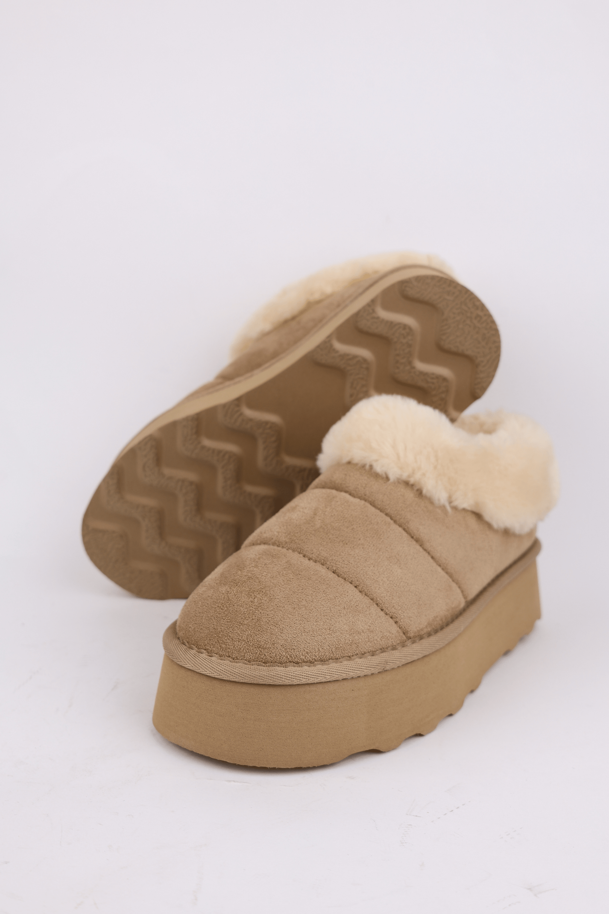 Дамски Пантофи, Бежов & Черен Roberto Fashion Store Slippers SLIP - BEG - 36 36 Beige