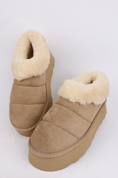 Дамски Пантофи, Бежов & Черен Roberto Fashion Store Slippers SLIP - BEG - 36 36 Beige