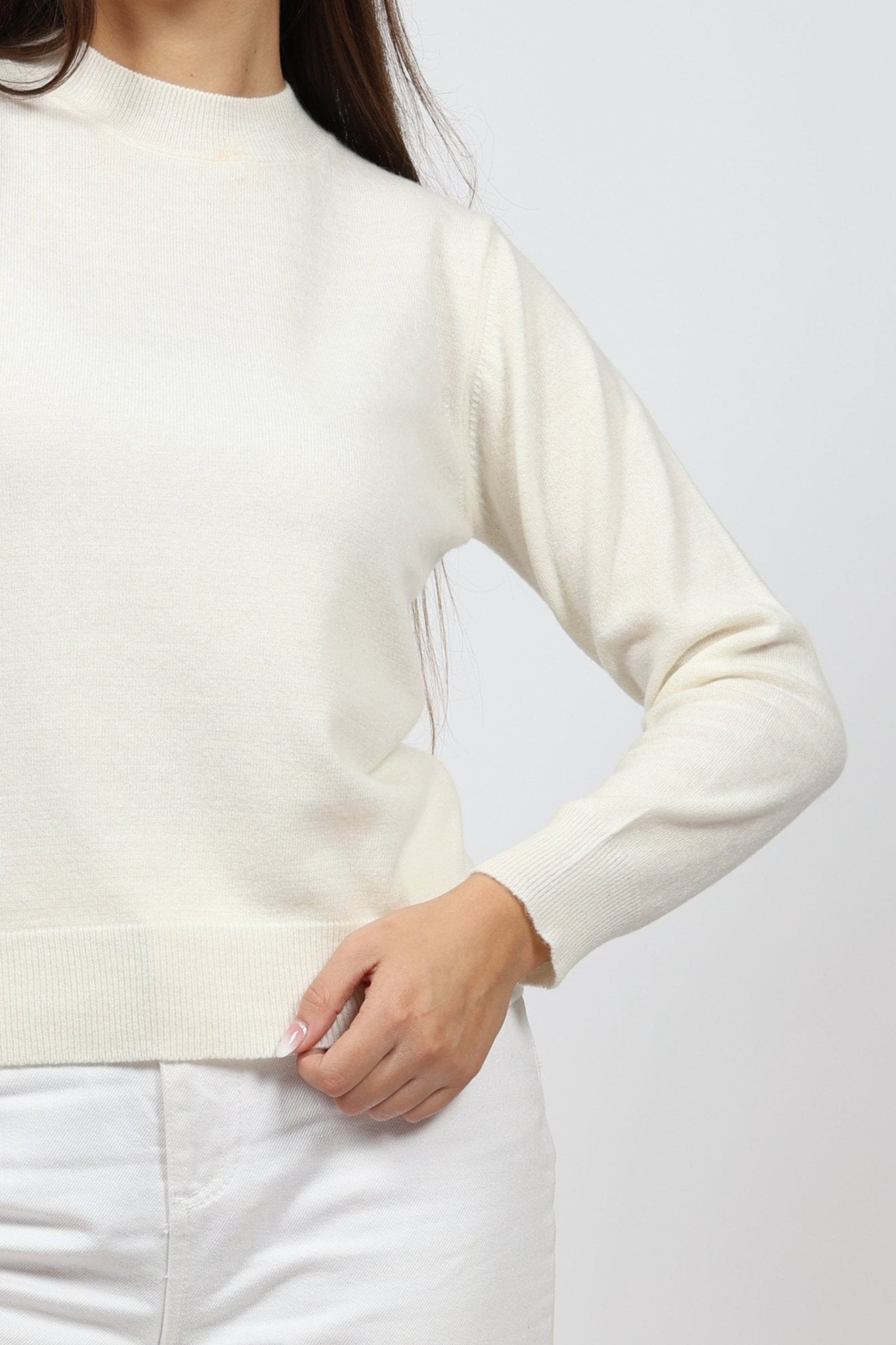 Women's Sweater, White
