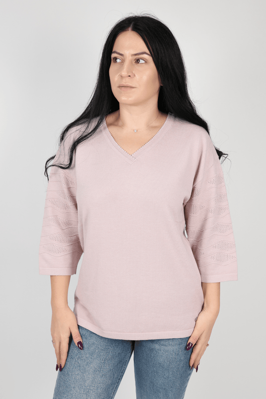 Дамски Пуловер, Розов & Син Roberto Fashion Store Sweater Y6Z7A851 S INTL Pink