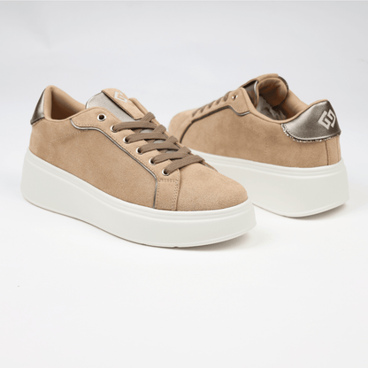 Дамски Сникърси, Бежов Gold&Gold Roberto Fashion Store Sneakers GNG1110SHOKHK97336 36