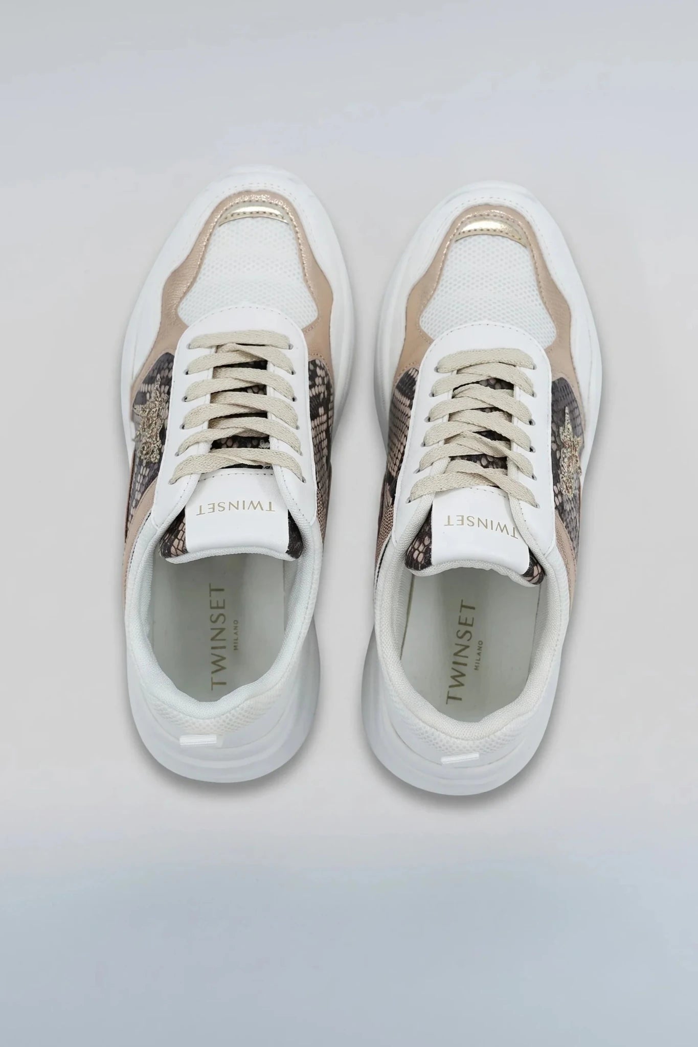 Дамски Сникърси, Бял Twinset Roberto Fashion Store Sneakers 222TJT01E1040236 36
