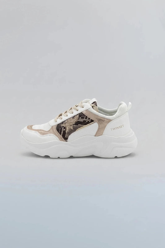 Дамски Сникърси, Бял Twinset Roberto Fashion Store Sneakers 222TJT01E1040236 36