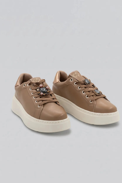 Дамски Сникърси, Камел Gold&Gold Roberto Fashion Store Sneakers GNG1110SHOCAM97136 36