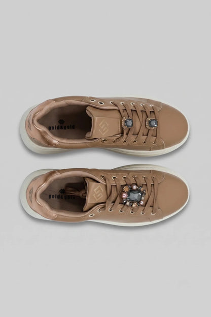 Дамски Сникърси, Камел Gold&Gold Roberto Fashion Store Sneakers GNG1110SHOCAM97136 36
