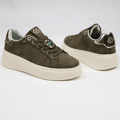 Дамски Сникърси, Зелен Gold&Gold Roberto Fashion Store Sneakers GNG1110SHOVER97236 36