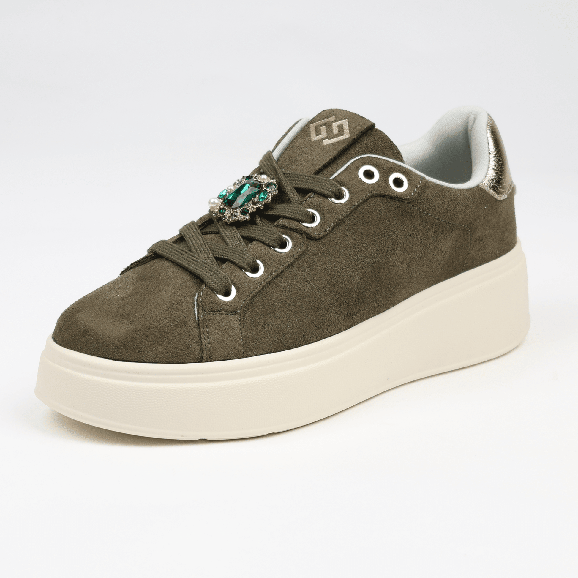 Дамски Сникърси, Зелен Gold&Gold Roberto Fashion Store Sneakers GNG1110SHOVER97236 36