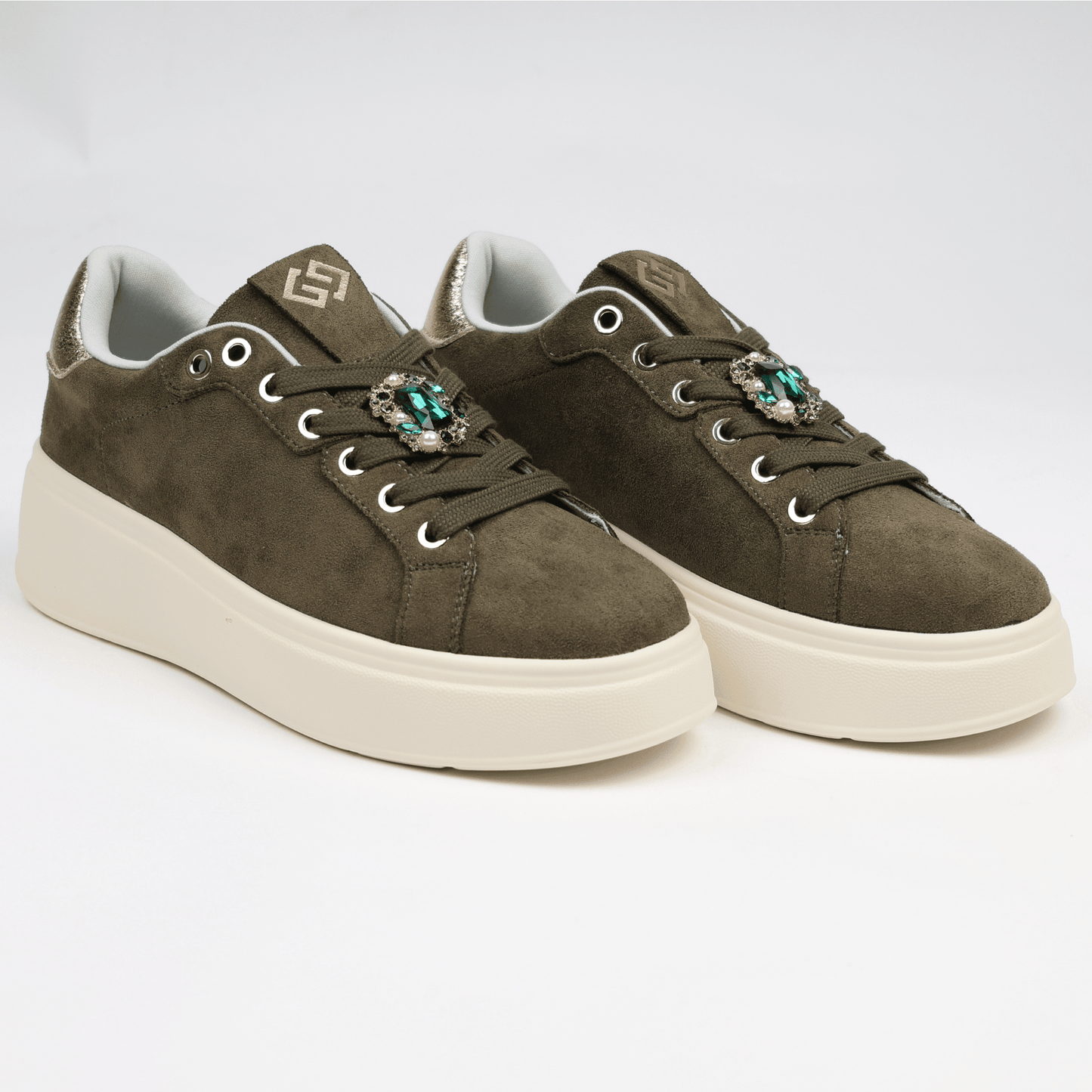 Дамски Сникърси, Зелен Gold&Gold Roberto Fashion Store Sneakers GNG1110SHOVER97236 36