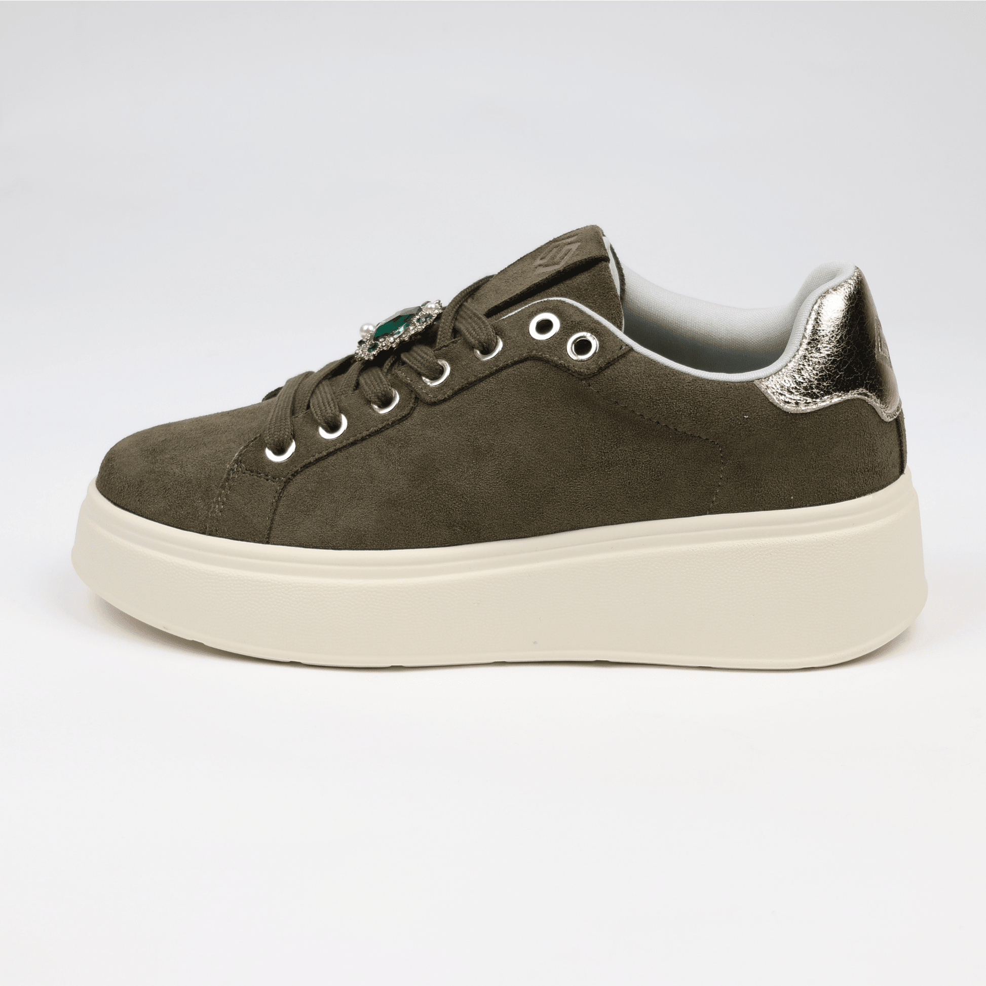 Дамски Сникърси, Зелен Gold&Gold Roberto Fashion Store Sneakers GNG1110SHOVER97236 36