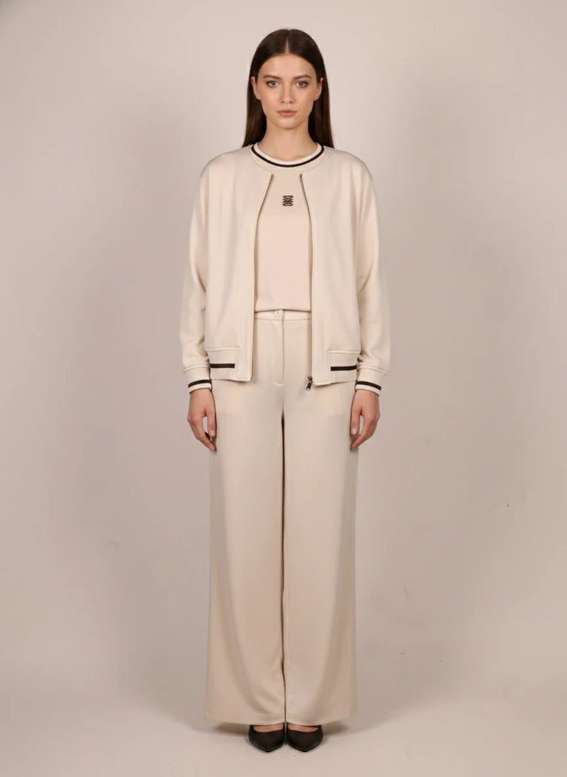 Women's 2-piece Sports Set with Modal, Ecru