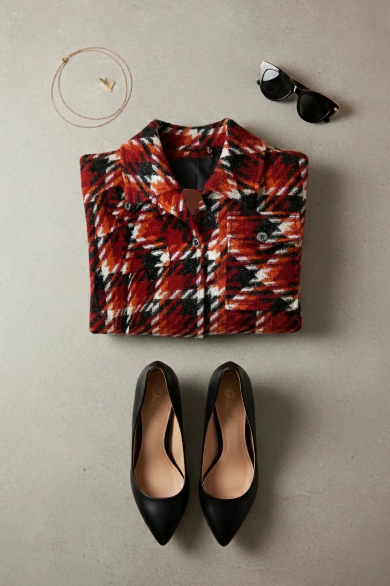 Дамско Карирано Сако, Червен La Sagrada Roberto Fashion Store Trousers LSG0102JCKREDTRT38 38