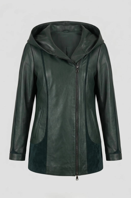 Дамско кожено яке Siena - пастелно зелено Roberto&Co Roberto Fashion Store Jacket LEA2505JCKGPSVLR-XS XS