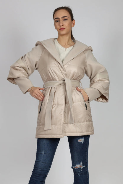 Дамско Палто, Бежов Roberto Fashion Roberto Fashion Store One piece AGS0612COABEISPT38 38