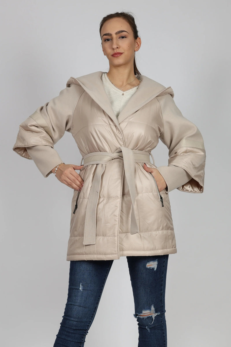 Women's Coat, Beige